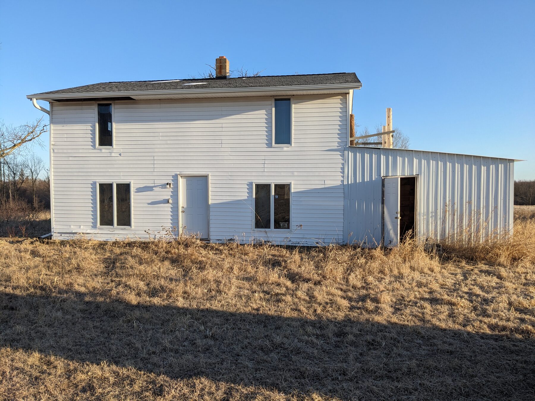 Buildings on the land
